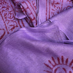 Om Cotton Sarong - Light Purple