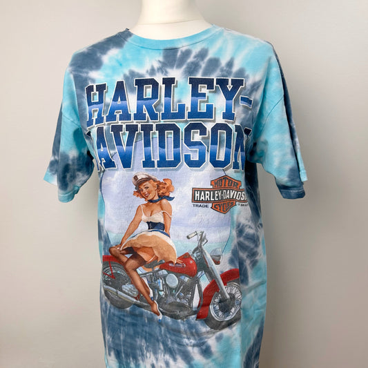Repurposed & Reloved Harley Tie Dye T-Shirt