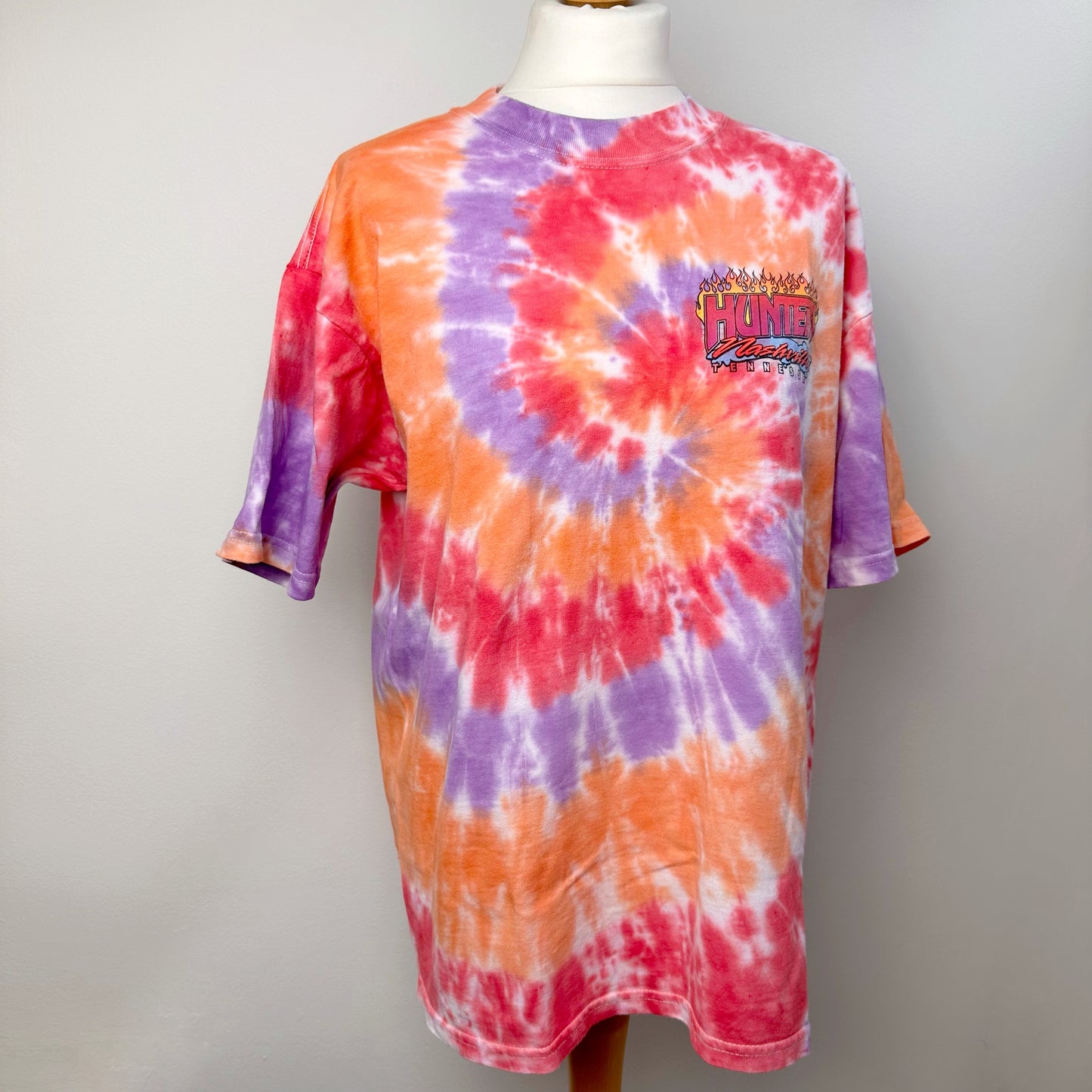 Repurposed & Reloved Hunters Tie Dye T-Shirt