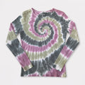 Jane long sleeve ribbed organic Tie Dye T-Shirt