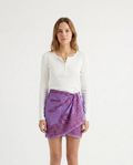 Om Cotton Sarong - Light Purple