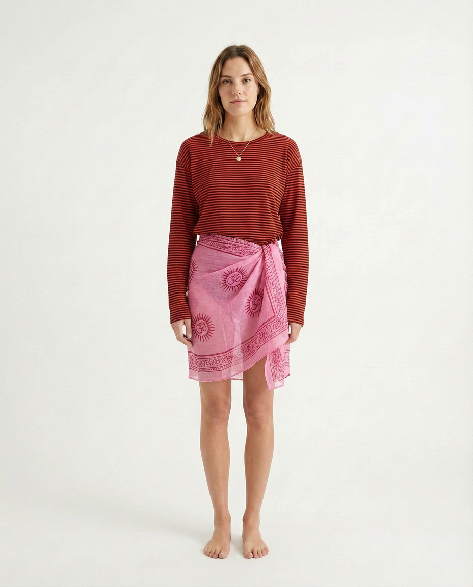 Om Cotton Sarong - Cotton Candy