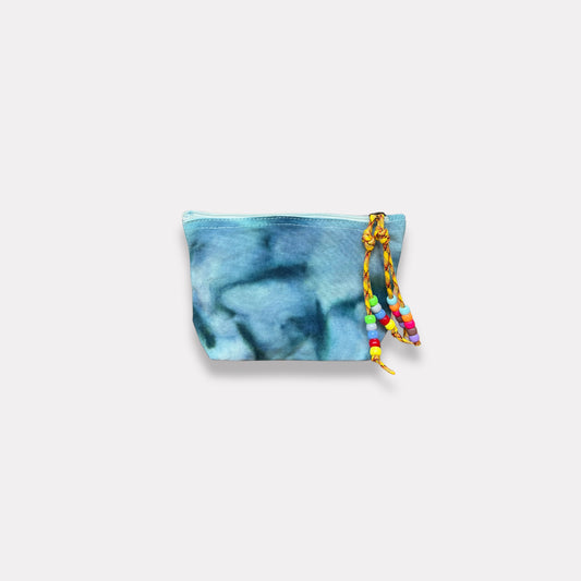 Ice Dye Organic Cotton Canva Pouch - Small