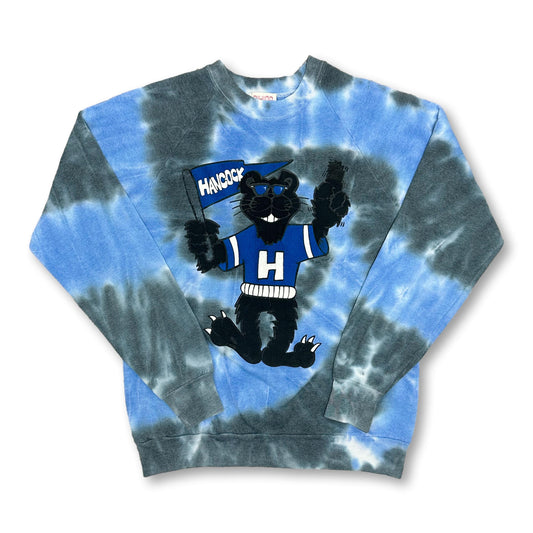 Repurposed & Reloved Panthers Tie Dye Sweat-Shirt