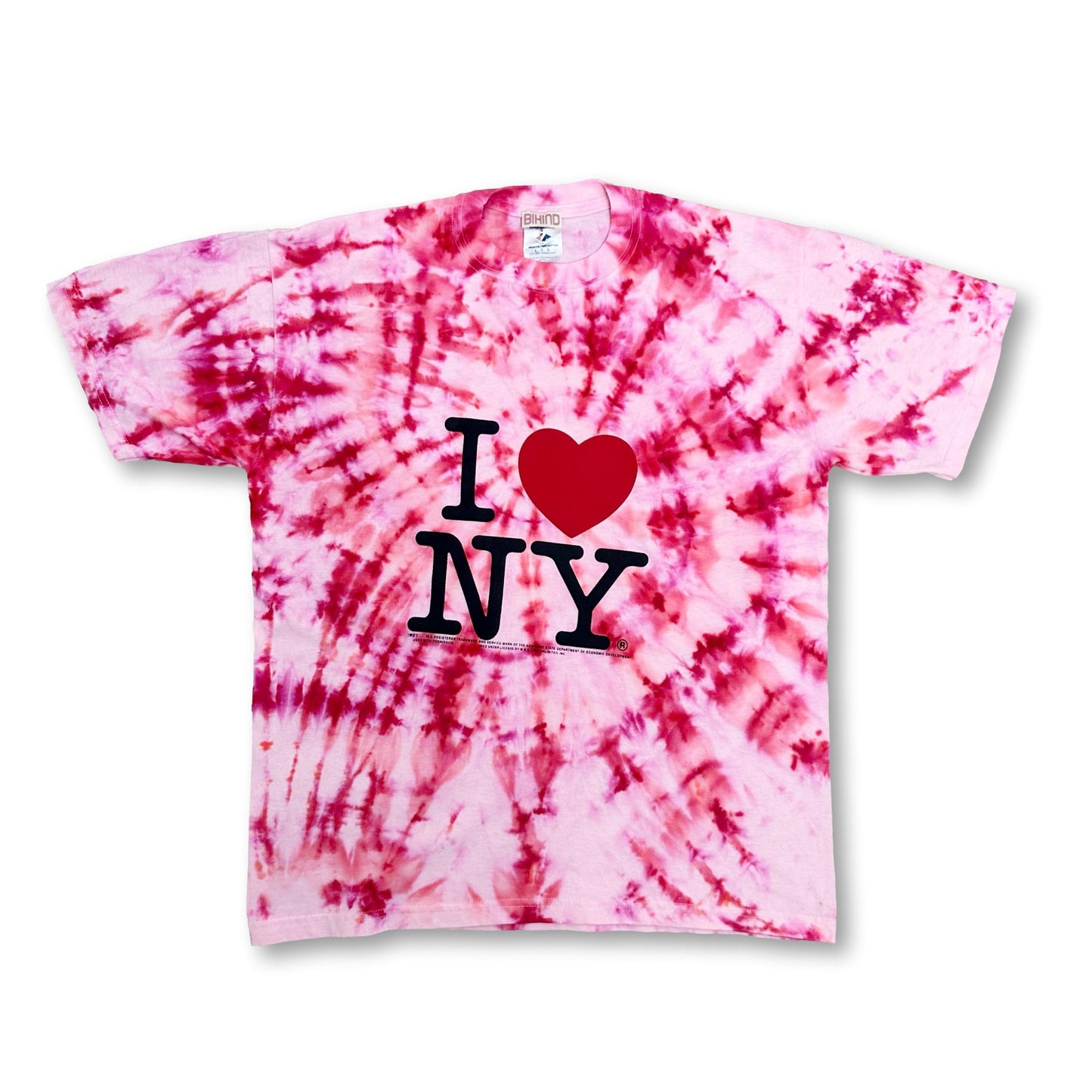 Repurposed & Reloved I Love NY Tie Dye T-Shirt