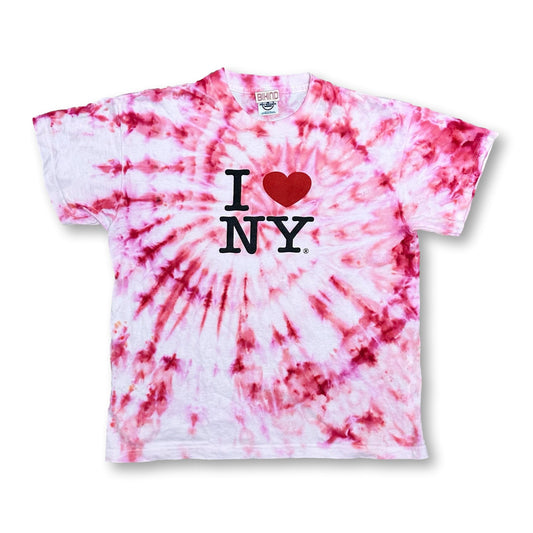 Repurposed & Reloved I Love NY Tie Dye T-Shirt
