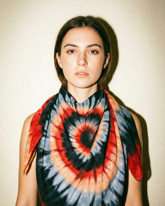 Fairtrade Cotton Scarf Tie Dye