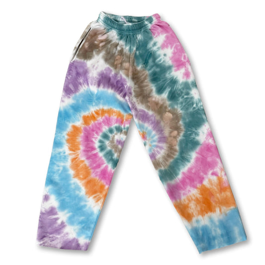 Sunrise Cropped Tie Dye Joggers S Sample Sale