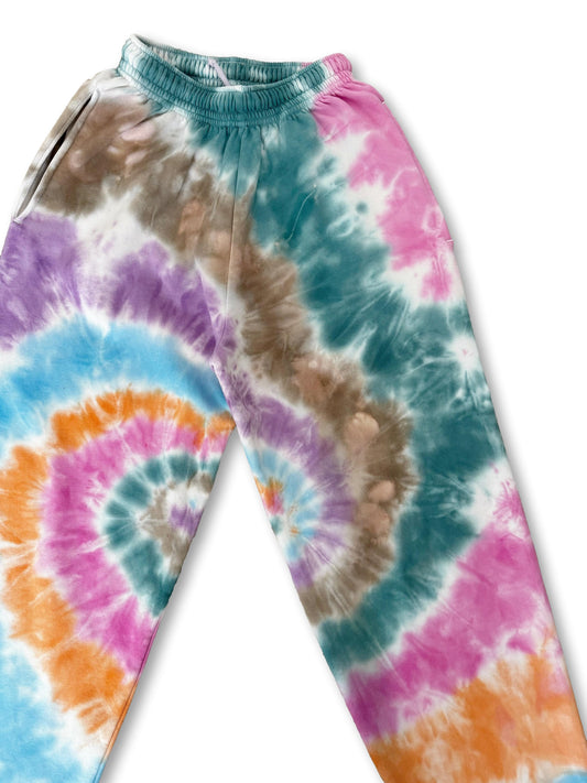 Sunrise Cropped Tie Dye Joggers S Sample Sale