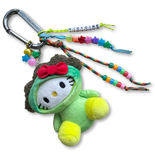 Personalised Bag Accessory - HELLO KITTY BROCCOLI