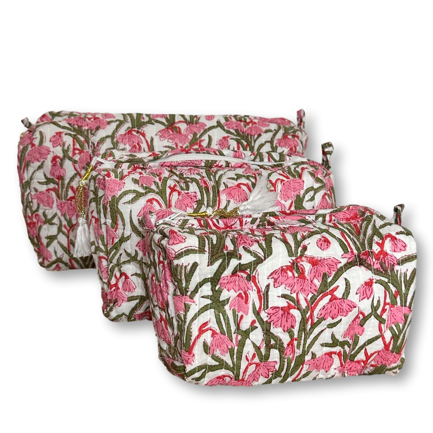 Alma Cotton Washbag - Medium