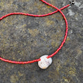 Beaded seashell necklace