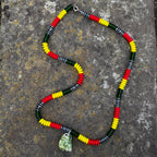Beaded seashell necklace