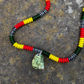 Beaded seashell necklace
