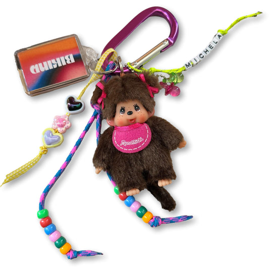 Personalised Bag Accessory - Monchhichi