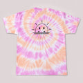 Lovina Tie Dye T-Shirt back print Smiley Sunset M