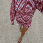 Om Tie Dye Summer Blouse Handmade