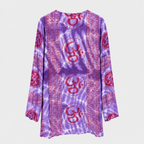 Om Tie Dye Summer Blouse Handmade