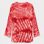Om Tie Dye Summer Blouse Handmade