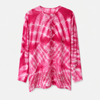 Om Tie Dye Summer Blouse Handmade