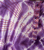 Om Tie Dye Summer Blouse Handmade