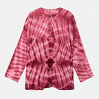Om Tie Dye Summer Blouse Handmade