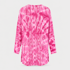 Om Tie Dye Summer Blouse Handmade