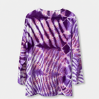 Om Tie Dye Summer Blouse Handmade