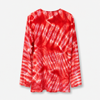 Om Tie Dye Summer Blouse Handmade