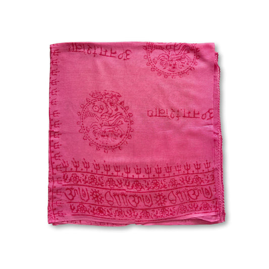 Om Cotton Sarong - Pink