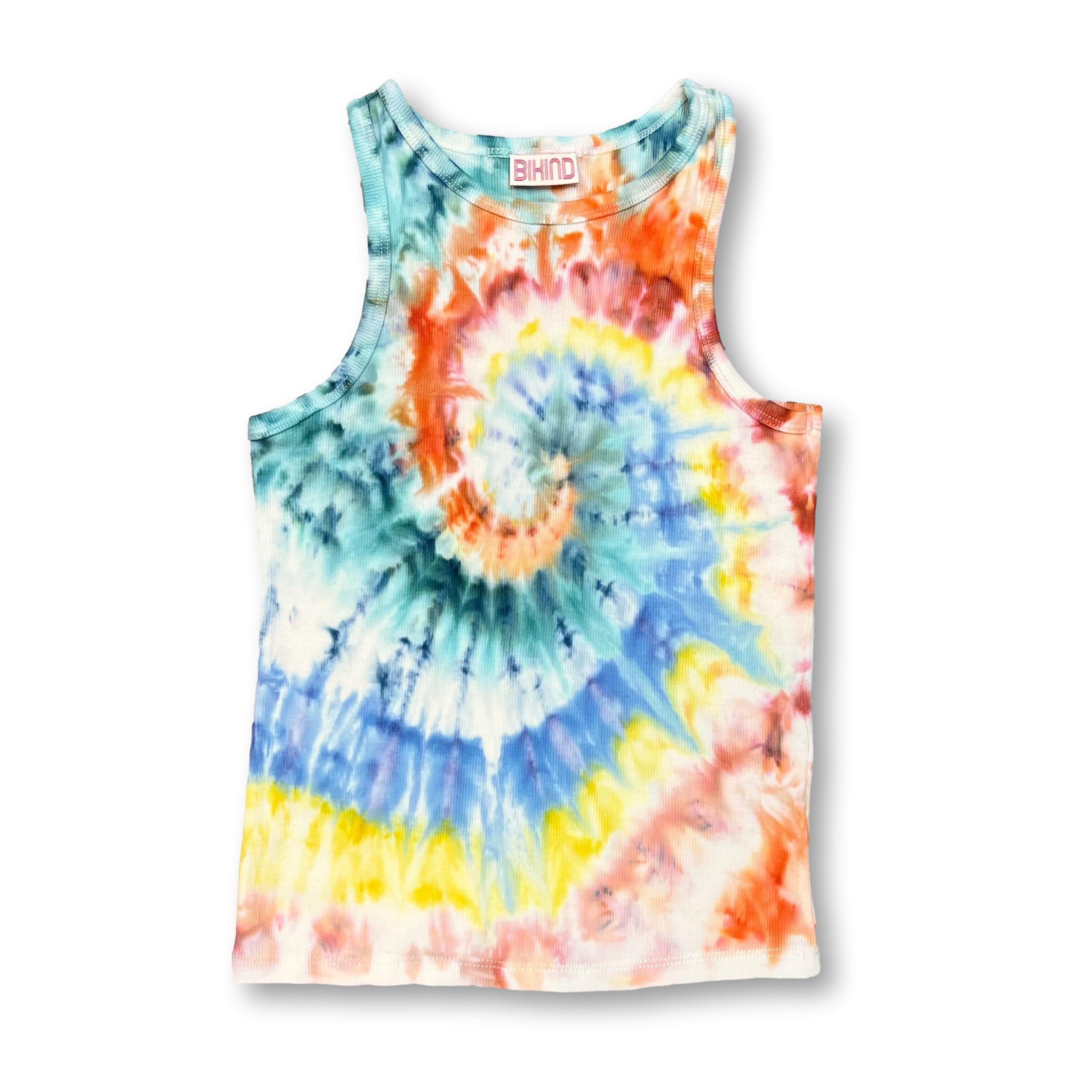 Goa Ice Dye Ribbed Tank Top S