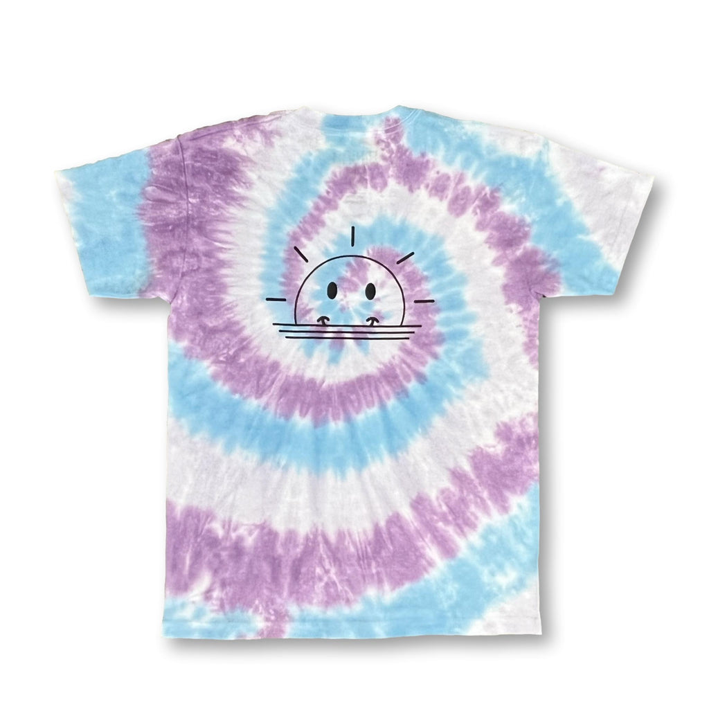 Lovina Tie Dye T-Shirt back print Smiley Sunset S / M
