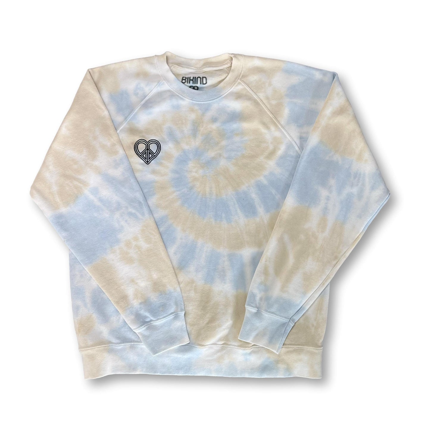 Amal Tie Dye Sweat-Shirt with embroidered heart L